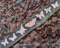 Set of 7 Copper XL Dead Butterfly Pins