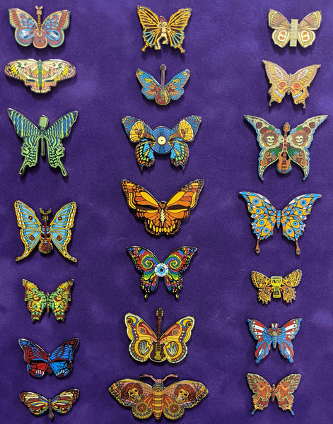 Unnumbered Small Dead Butterfly Pin Set