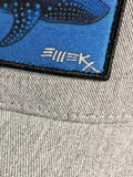 Whale Shark Gray Trucker Hat Signed by EMEK + Bonus Sticker