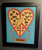 Custom Framed Copper Dead Butterfly Set