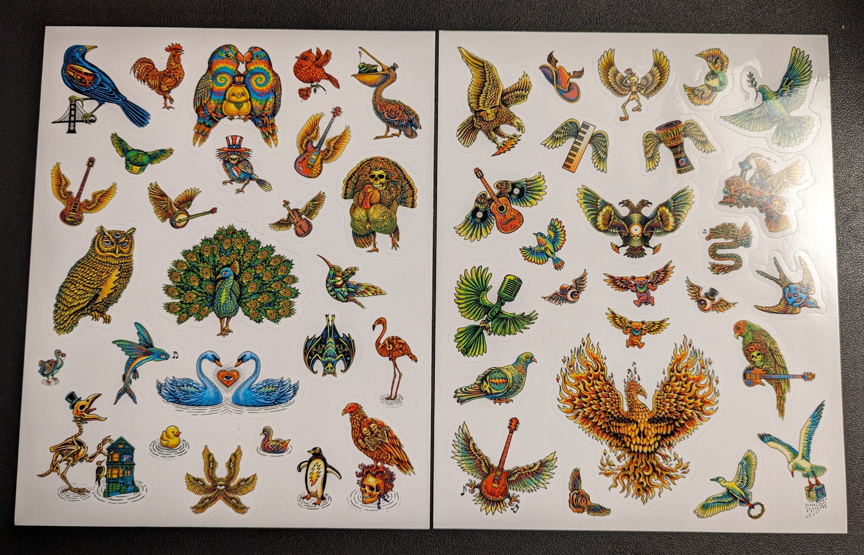 Dead Birds Sticker Sheets - 8