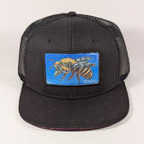 Endangered Bee Trucker Hat Signed by EMEK | Edition of 45 + Bonus Sticker