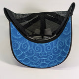 Whale Shark Black Trucker Hat Signed by EMEK + Bonus Sticker