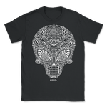 Alien Skull White - Unisex T-Shirt - Black