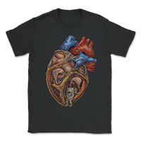 Astronaut Heart - Unisex T-Shirt - Black