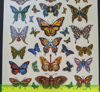 Butterfly Sticker Sheet - 8" x 10"