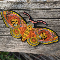 Dead Butterfly Pin (Rose Skulls) - Open Edition