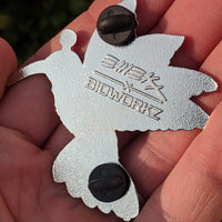 EMEK x BIOWORKZ Hummingbird Pin - Quartz Variant- Open Edition