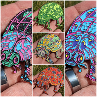 All 5 Ladybug Enamel Pins - Matching #'s