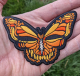 Orange Skull Dead Butterfly Patch - Open Edition