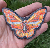 Orange Skull Dead Butterfly Patch - Open Edition