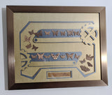 Custom Framed Copper Dead Butterfly Set