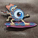 Surfing Eyeball Enamel Pins - Matching #'s