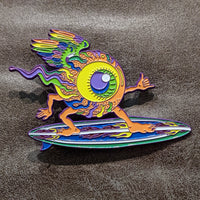 Surfing Eyeball Enamel Pins - Matching #'s