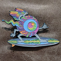 Surfing Eyeball Enamel Pins - Matching #'s