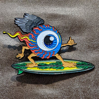 Surfing Eyeball Enamel Pins - Matching #'s