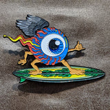 Surfing Eyeball Enamel Pins - Matching #'s