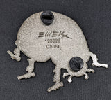 Ladybug Silver Metal Pin